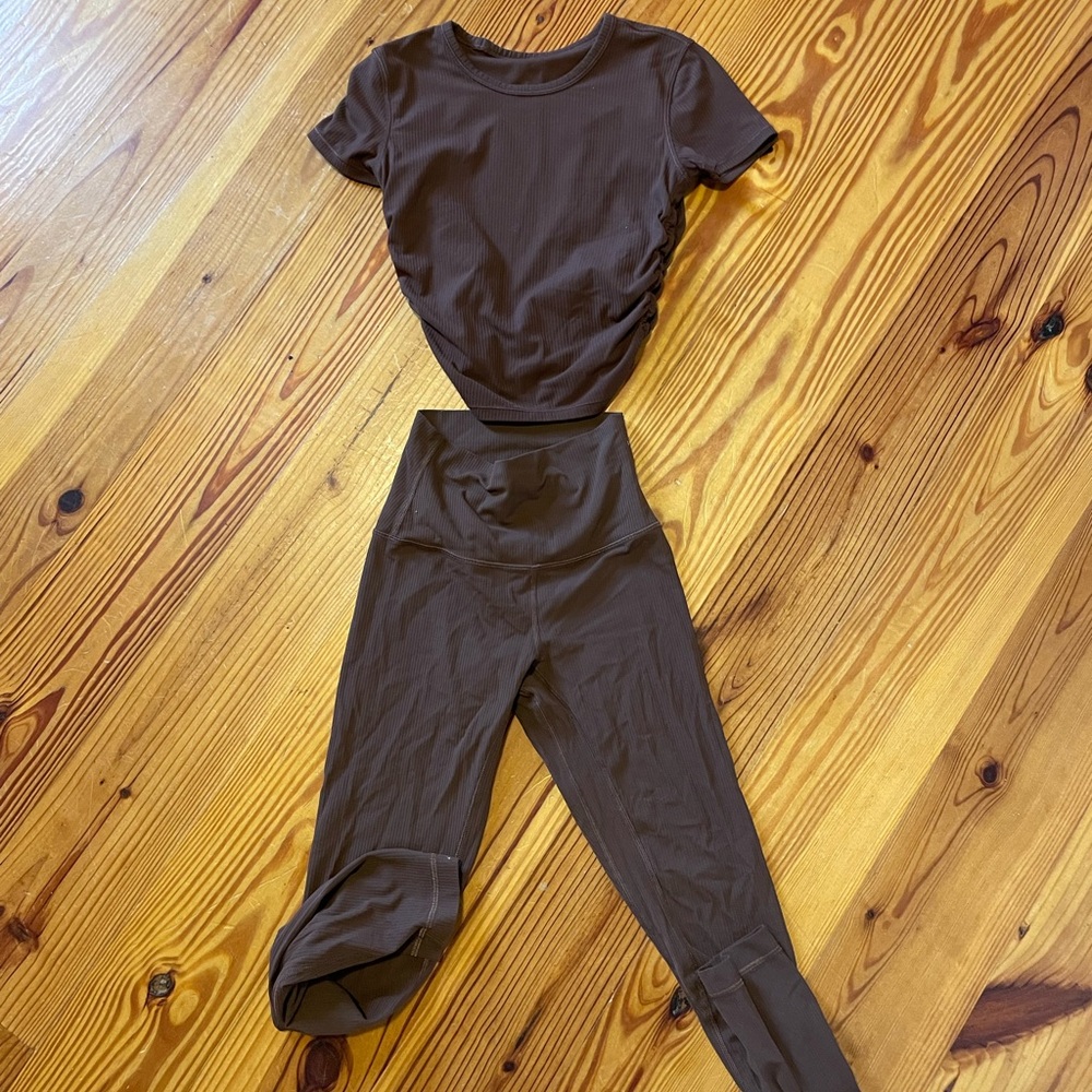lululemon mocha set
